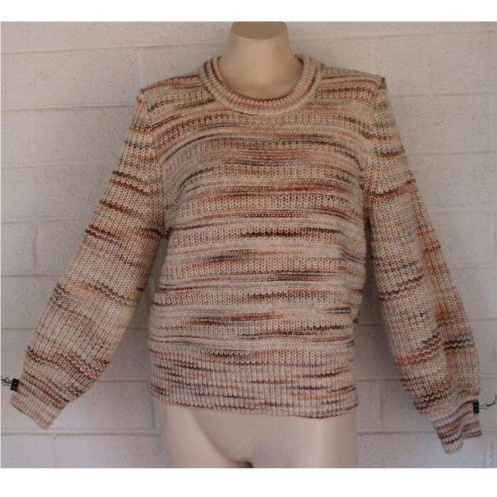 Madewell Space-Dyed Canton Pullover Cotton Blend Sweater